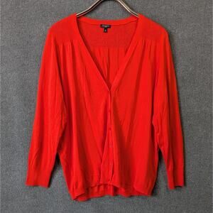 Talbots Cardigan Sweater Women 2X Button Classic Bright Preppy Plus Office Layer
